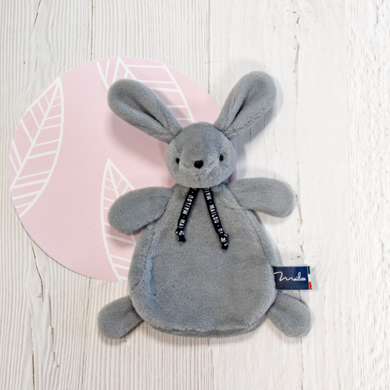  - lapin dorlotin - gris 25 cm 